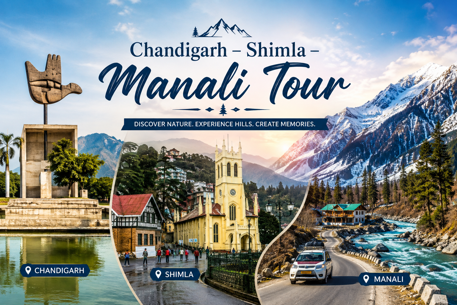 Chandigarh – Shimla – Manali Tour